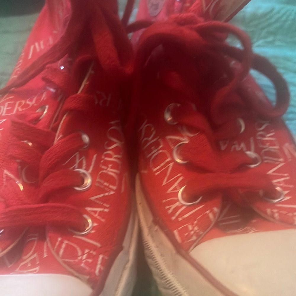 Red and White Chuck Taylor Converse